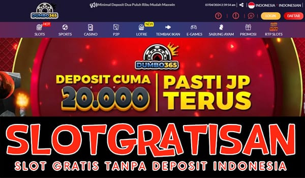 Dumbo365 Freebet Gratis Rp 15.000 Tanpa Deposit