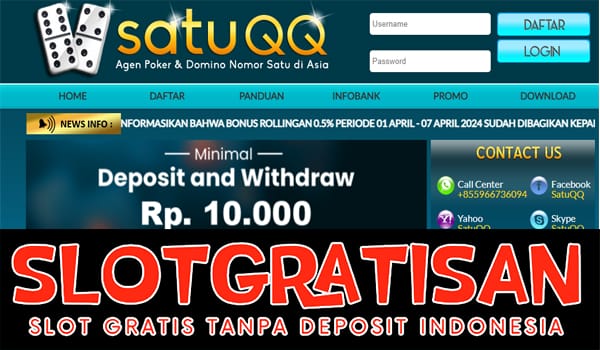 Satuqq Freebet Gratis Rp 15.000 Tanpa Deposit