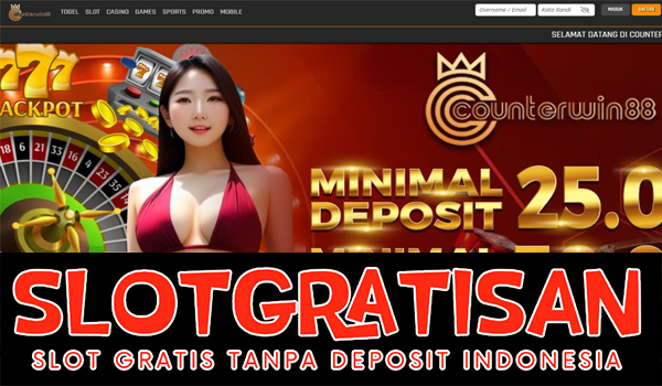 Counterwin88 Freebet Gratis Rp 15.000 Tanpa Deposit