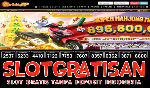 Terbitjp Freebet Gratis Rp 15.000 Tanpa Deposit