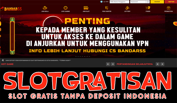 Bandar55 Freebet Gratis Rp 15.000 Tanpa Deposit