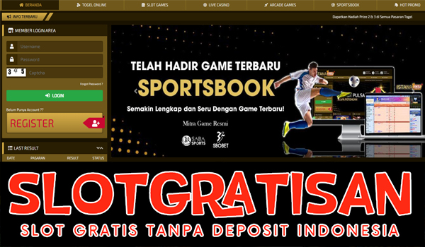 Istanaslot Freebet Gratis Rp 15.000 Tanpa Deposit