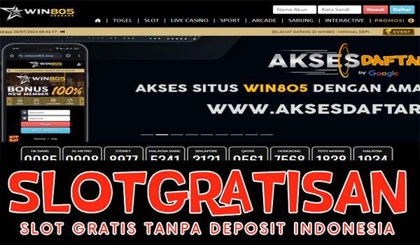 Win805 Freebet Gratis Rp 15.000 Tanpa Deposit