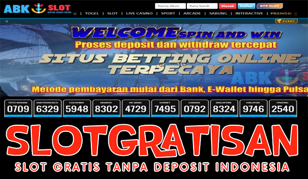 Abkslot Freebet Gratis Rp 15.000 Tanpa Deposit