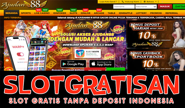 Ajudan88 Freebet Gratis Rp 15.000 Tanpa Deposit