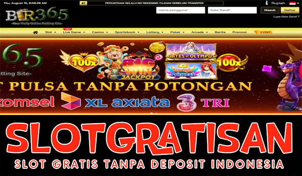 Bir365 Freebet Gratis Rp 15.000 Tanpa Deposit