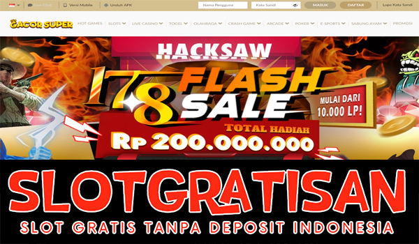 Gacorsuper Freebet Gratis Rp 15.000 Tanpa Deposit