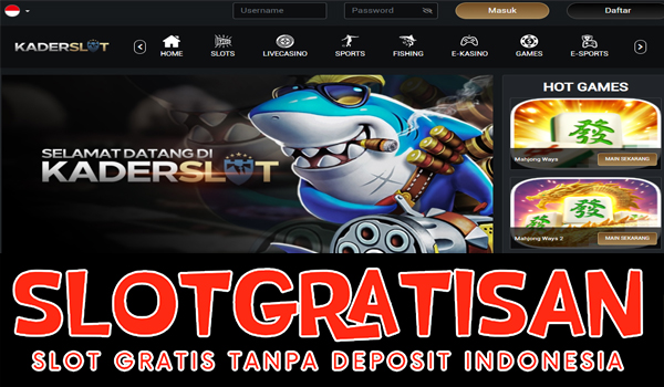 Kaderslot Freebet Gratis Rp 15.000 Tanpa Deposit