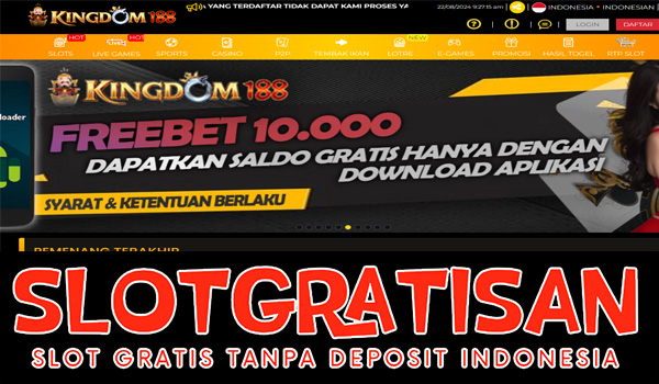 Kingdom188 Freebet Gratis Rp 15.000 Tanpa Deposit