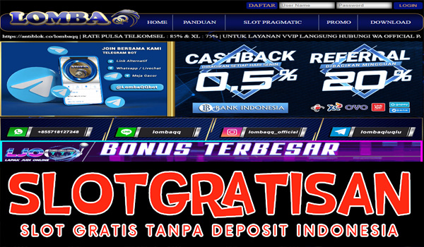 Lombaqq Freebet Gratis Rp 15.000 Tanpa Deposit