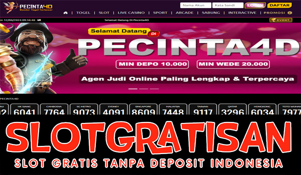 slotgratisanPECINTA4D