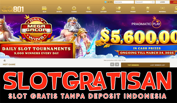 Qq801 Freebet Gratis Rp 15.000 Tanpa Deposit