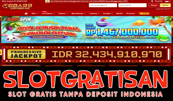 Sba99 Freebet Gratis Rp 15.000 Tanpa Deposit