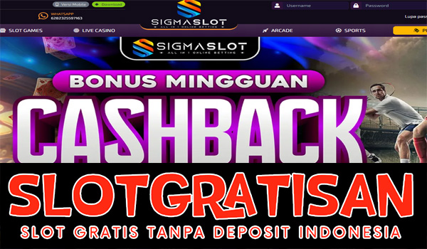 Sigmaslot Freebet Gratis Rp 15.000 Tanpa Deposit