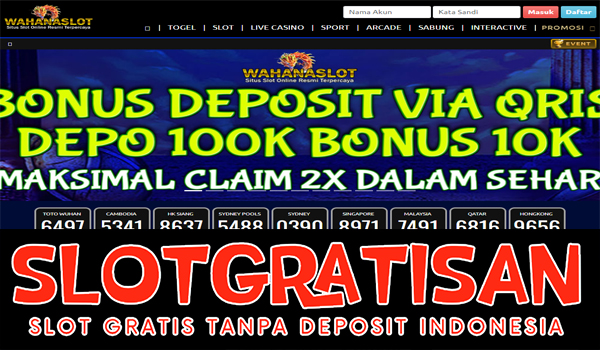 Wahanaslot Freebet Gratis Rp 15.000 Tanpa Deposit