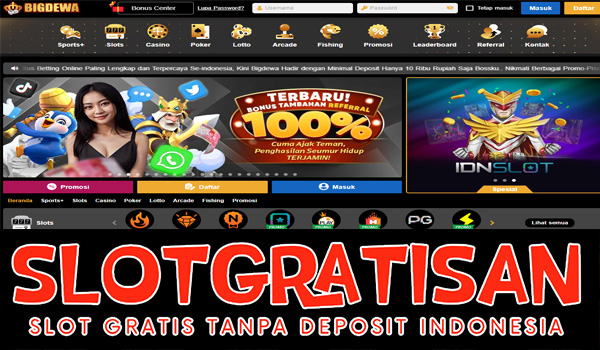 Bigdewa Freebet Gratis Rp 15.000 Tanpa Deposit