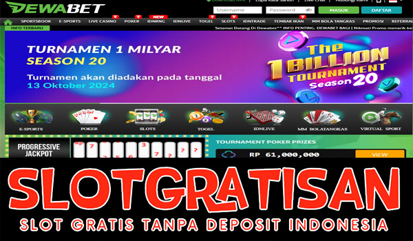 Dewabet Freebet Gratis Rp 15.000 Tanpa Deposit