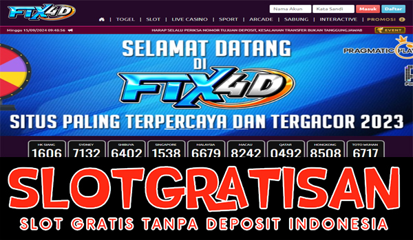 Fix4d Freebet Gratis Rp 15.000 Tanpa Deposit