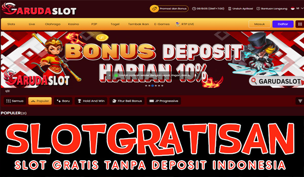 Garudaslot Freebet Gratis Rp 15.000 Tanpa Deposit