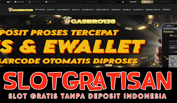 Gasbro138 Freebet Gratis Rp 15.000 Tanpa Deposit