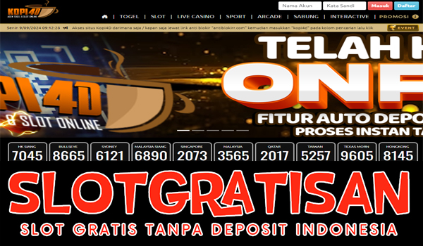 Kopi4d Freebet Gratis Rp 15.000 Tanpa Deposit