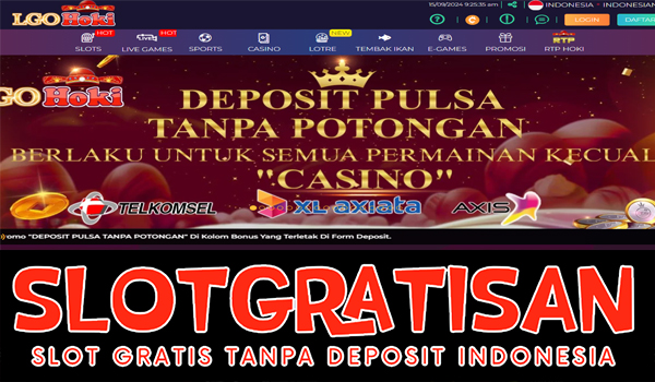 Lgohoki Freebet Gratis Rp 15.000 Tanpa Deposit