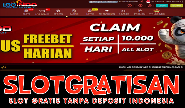 Lgoindo Freebet Gratis Rp 15.000 Tanpa Deposit