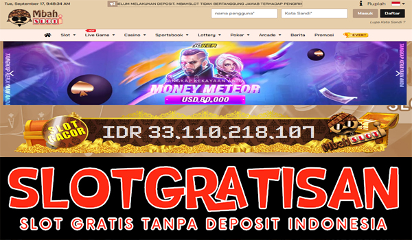 Mbahslot Freebet Gratis Rp 15.000 Tanpa Deposit