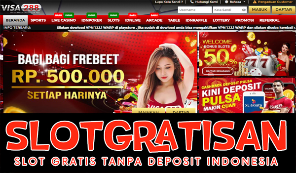 Visa288 Freebet Gratis Rp 15.000 Tanpa Deposit