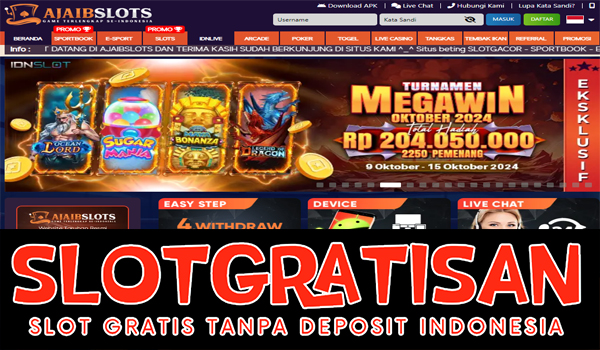 Ajaibslots Freebet Gratis Rp 15.000 Tanpa Deposit