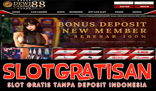 Dewicasino88 Freebet Gratis Rp 15.000 Tanpa Deposit