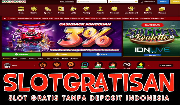 Mahjong138 Freebet Gratis Rp 15.000 Tanpa Deposit