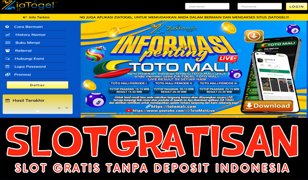 Ziatogel Freebet Gratis Rp 15.000 Tanpa Deposit