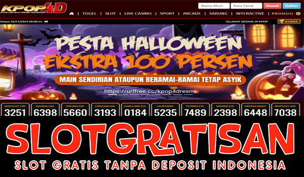 Kpop4d Freebet Gratis Rp 15.000 Tanpa Deposit