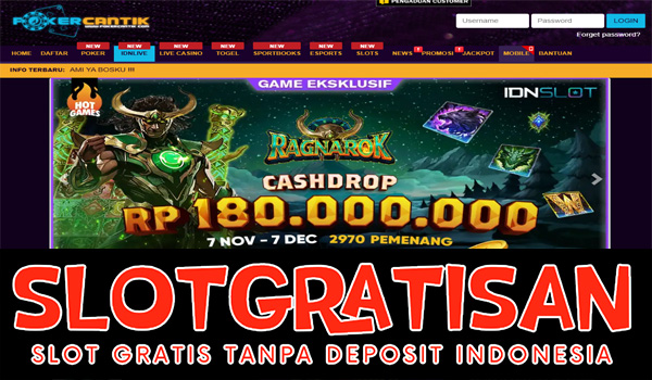 Pokercantik Freebet Gratis Rp 15.000 Tanpa Deposit