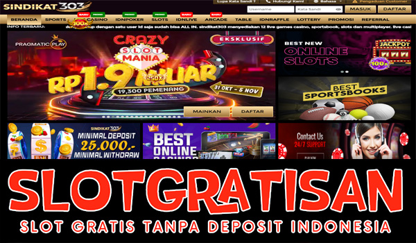 Sindikat303 Freebet Gratis Rp 15.000 Tanpa Deposit